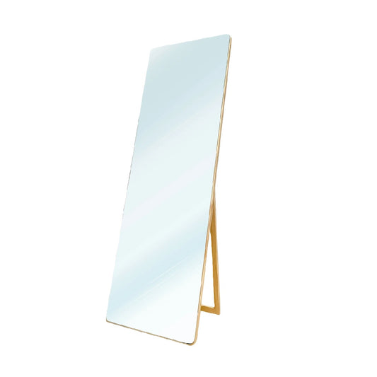 Espejo de Pie Moderno con Marco de Madera